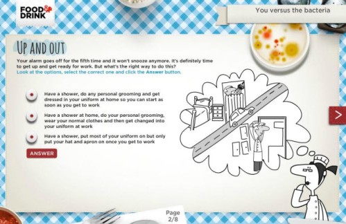 Example of good simple eLearning Design